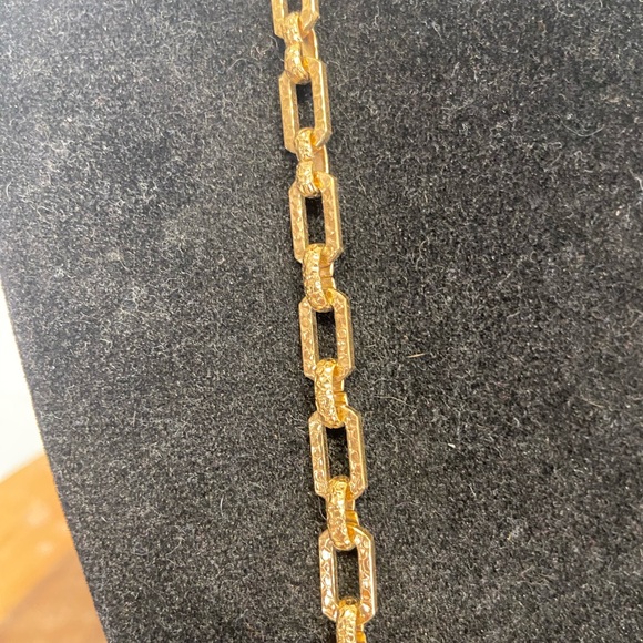 Monet Rectangle Links Long Layering Necklace - Picture 2 of 8